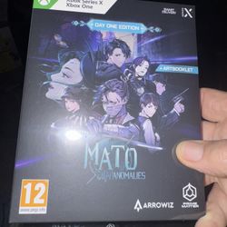 Mató Anomalies  Xbox series x / Xbox One Day One Edition +Art booklet . Sealed
