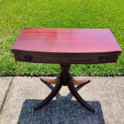 Vintage 1950s Wooden Folding Table
