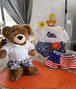 Build-A-Bear /outfits ( one in hanger glow in the dark )