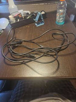 10ft HDMI to HDMI cable + dongle to convert to USB C
