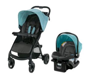 Graco Verb Travel System | Includes Verb Stroller and SnugRide 30 Infant Car Seat, Merrick New