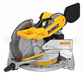DEWALT 15 Amp Corded 12 in. Compound Double Bevel Miter Saw