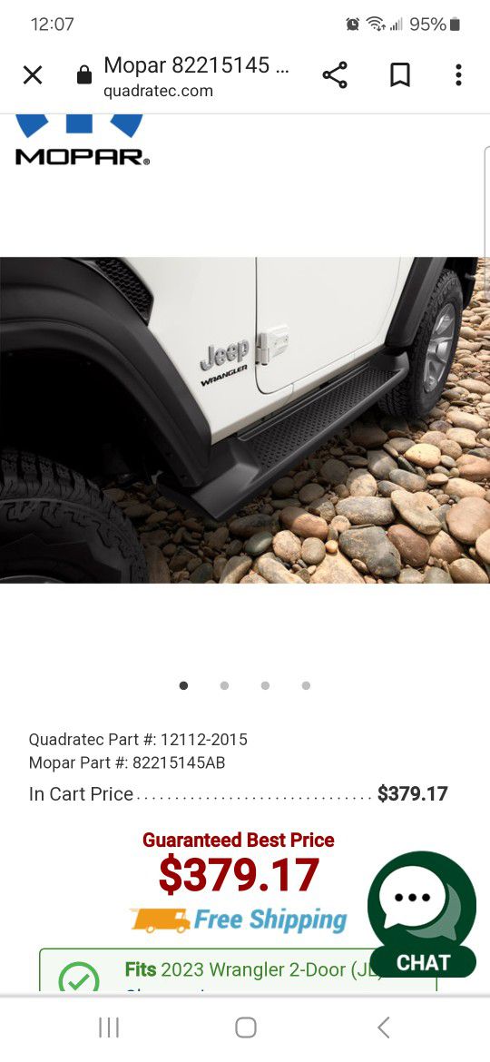 Jeep Side Steps Brand New $200