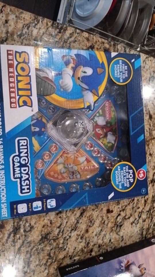 Brand New SONIC Board GAME. UNOPENED