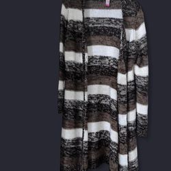 Fall Striped Cardigan