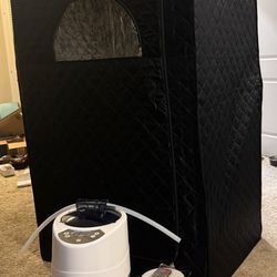 Portable Steam Sauna Box - Full Body Sauna - 3L 1200W Steam Generator - Remote