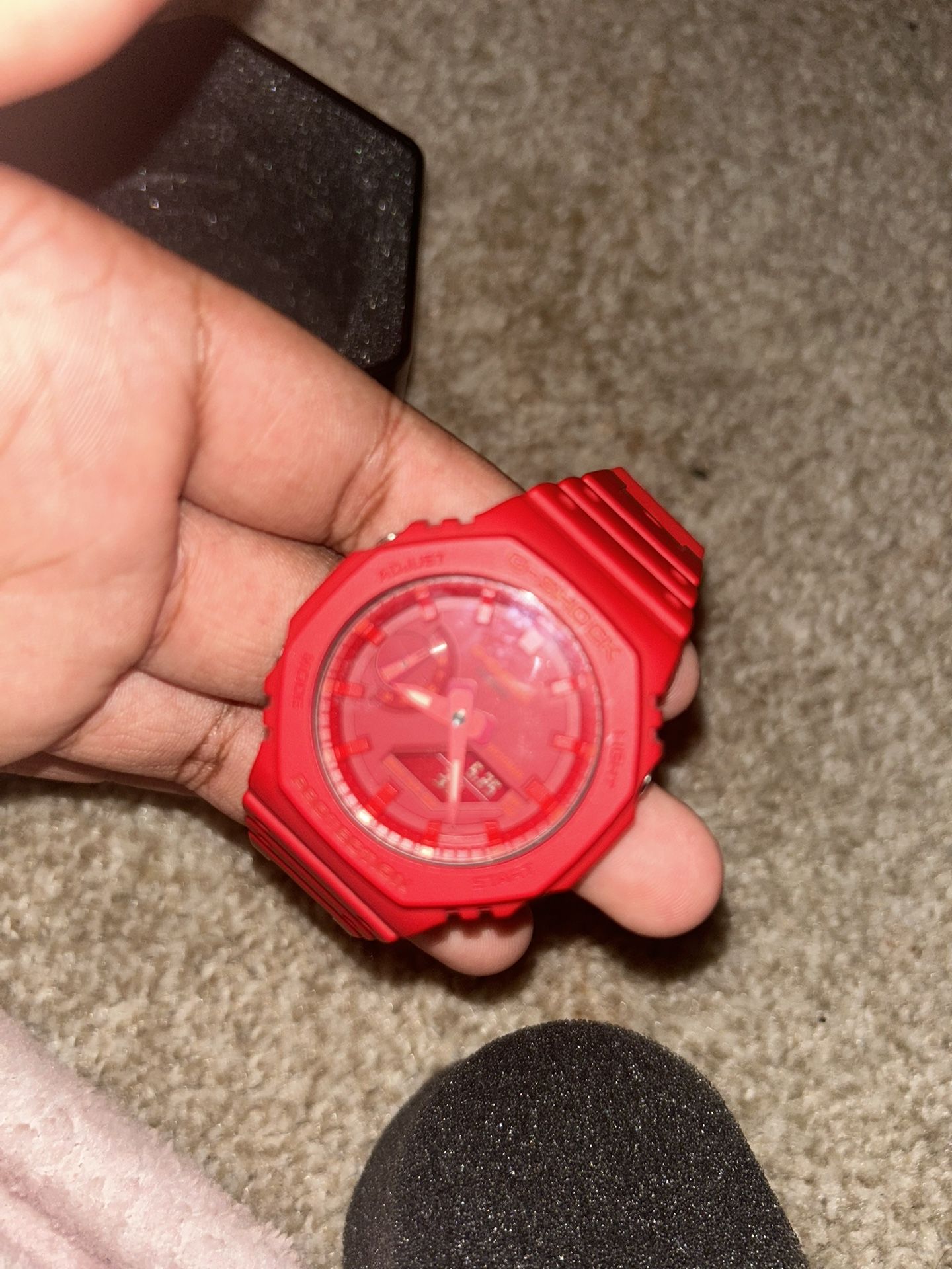G-Shock Watch Red