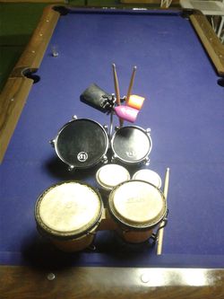 LP drums, bangos and mini bangos