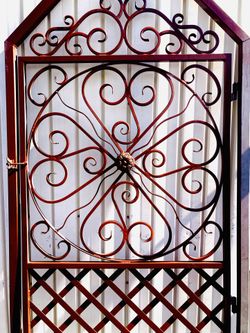 Custom Steel Garden Gate