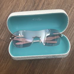 OAKLEY   DARTBOARD   Pink  / White  Women's  Sunglasses  With White Colored Case