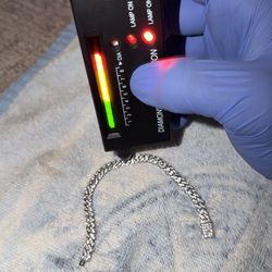 Moissanite Cuban Bracelet 6in