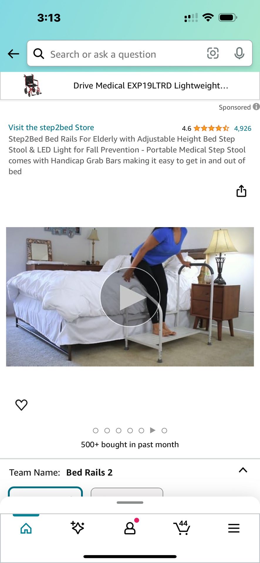 Handicapped/ Elderly Portable Assist For Bed $209.00 