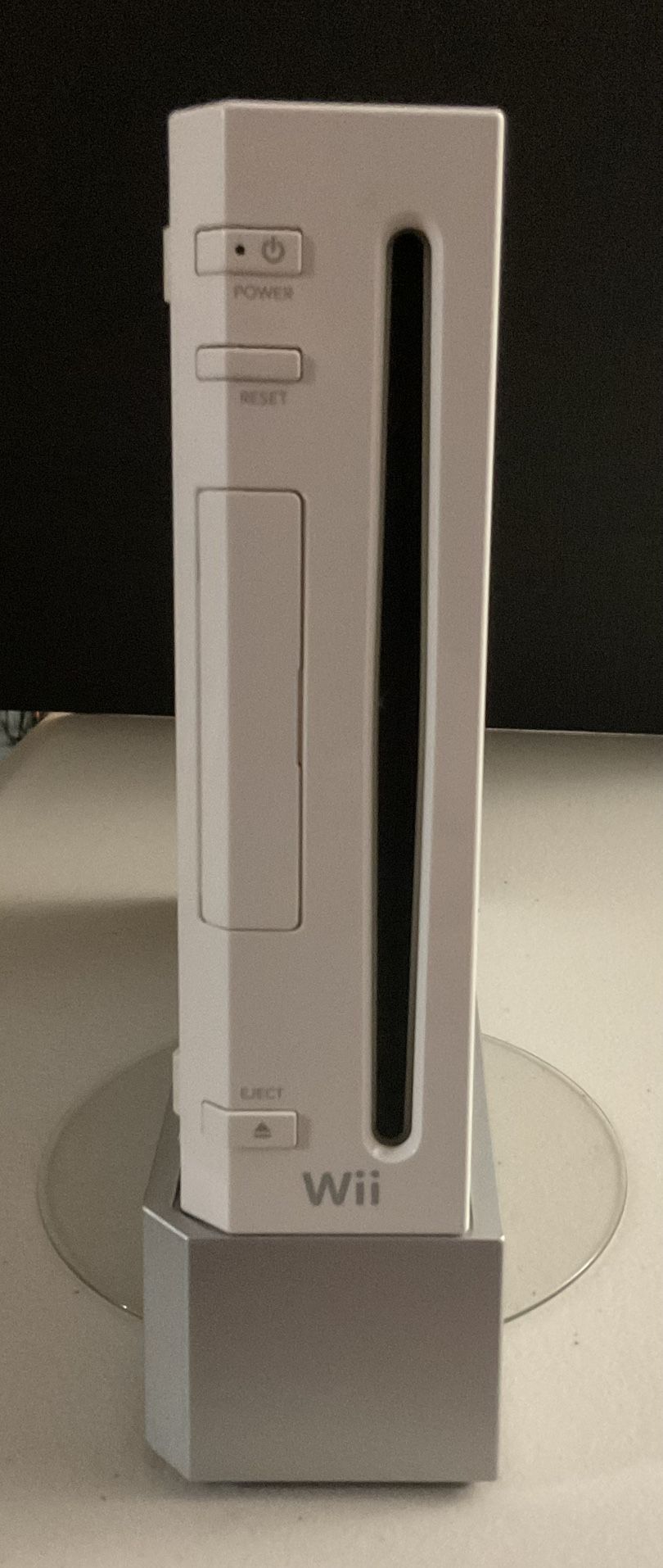 Nintendo Wii with GameCube Controller, HDMI, Wii Remote, Nunchuck, Wii Sports, Gamecube Memory Card, and Cables