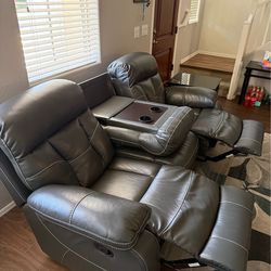 Leather couch