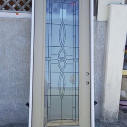 Exterior Fiberglass Door 36x96, left hand full glassFiberglass some searches