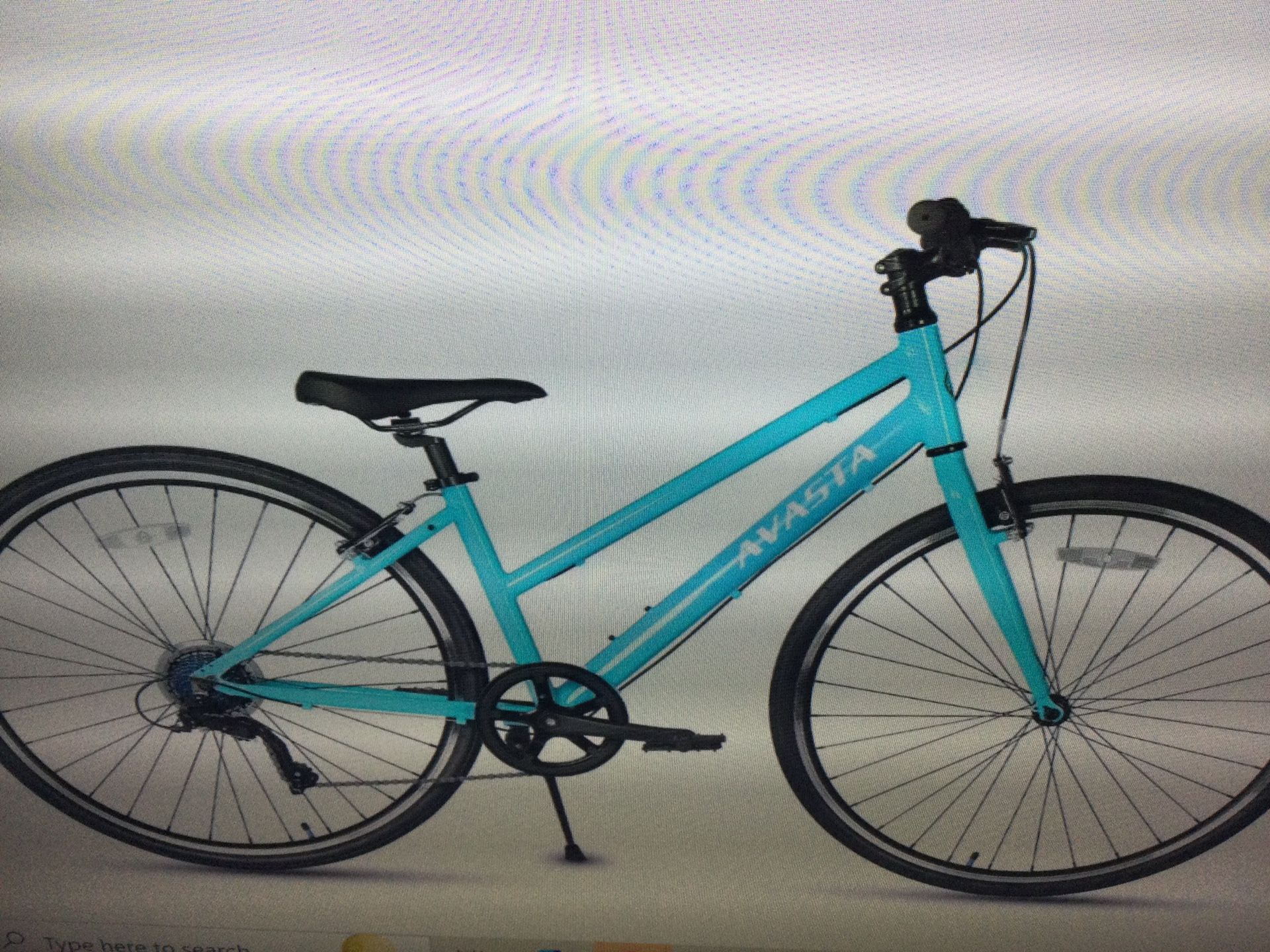 AVASTA ROAD HYBRID BIKE FOR WOMEN W/ KICKSTAND, LIGHT WIEGHT STEP THROUGH 700C ALUMINUM ALLOY FRAME, 7 SPEED D