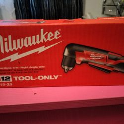 Milwaukee M12 Right Angle Drill 