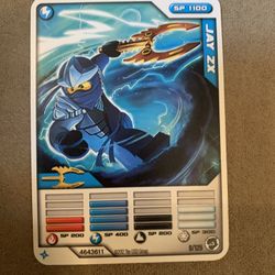 Lego Ninjago Jay ZX Card