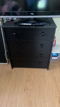 Dresser and TV set