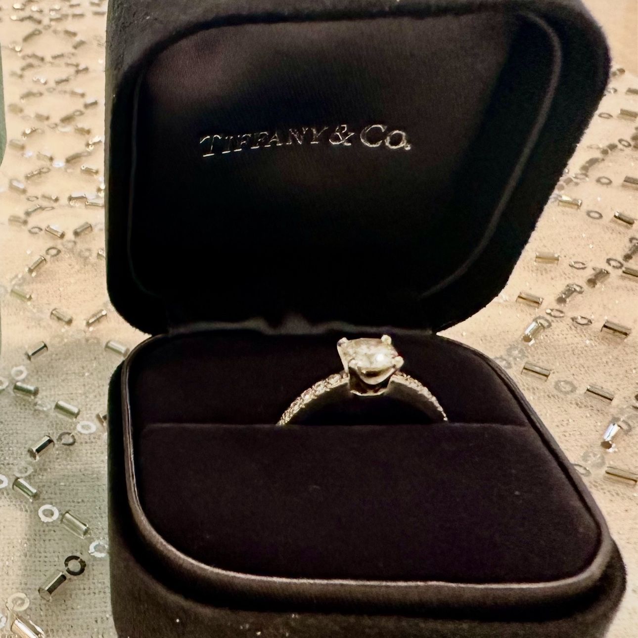 A Tiffany & CO French Collection .7 CT - IF Clarity Diamond Ring