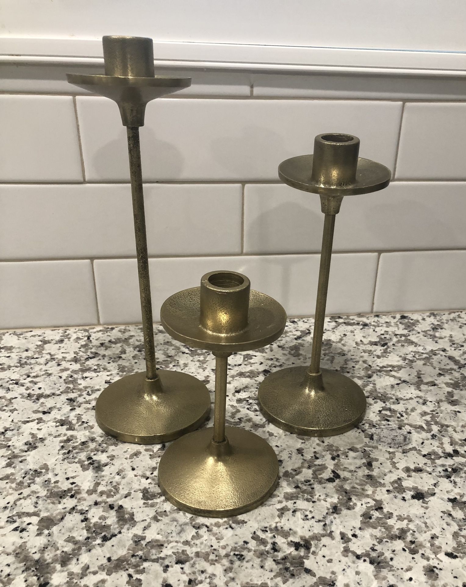 Threshold Gold Candle Set