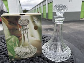 *NEW*Cristal d’Arques Longchamp Decanter & Stopper