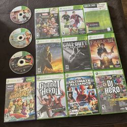 Xbox 360 Games Lot