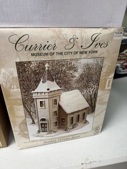 Porcelain Lit Christmas Decor