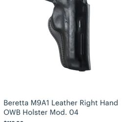 M9 Berreta Holster Leather 