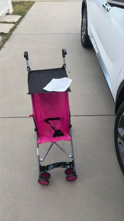 Bebemio umbrella stroller hot pink