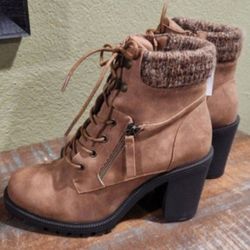 Torrid Winter Heeled Boots (Size 10)