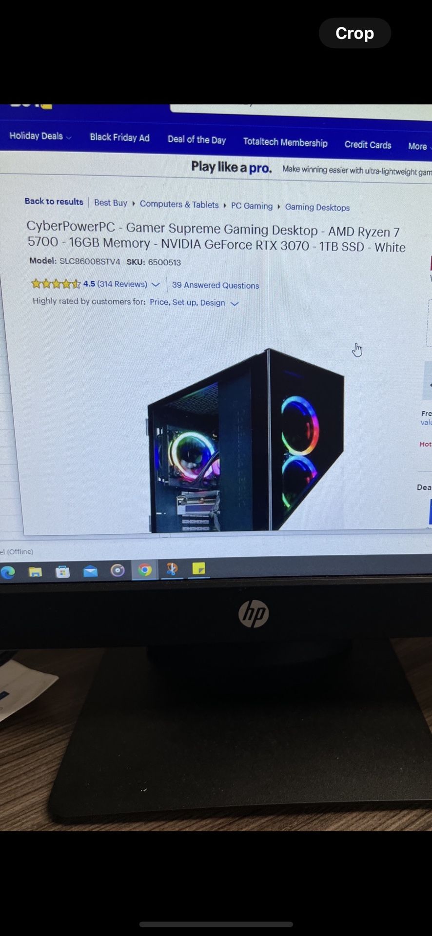 Gaming Pc CyberPowerPC - Gamer Supreme Gaming Desktop