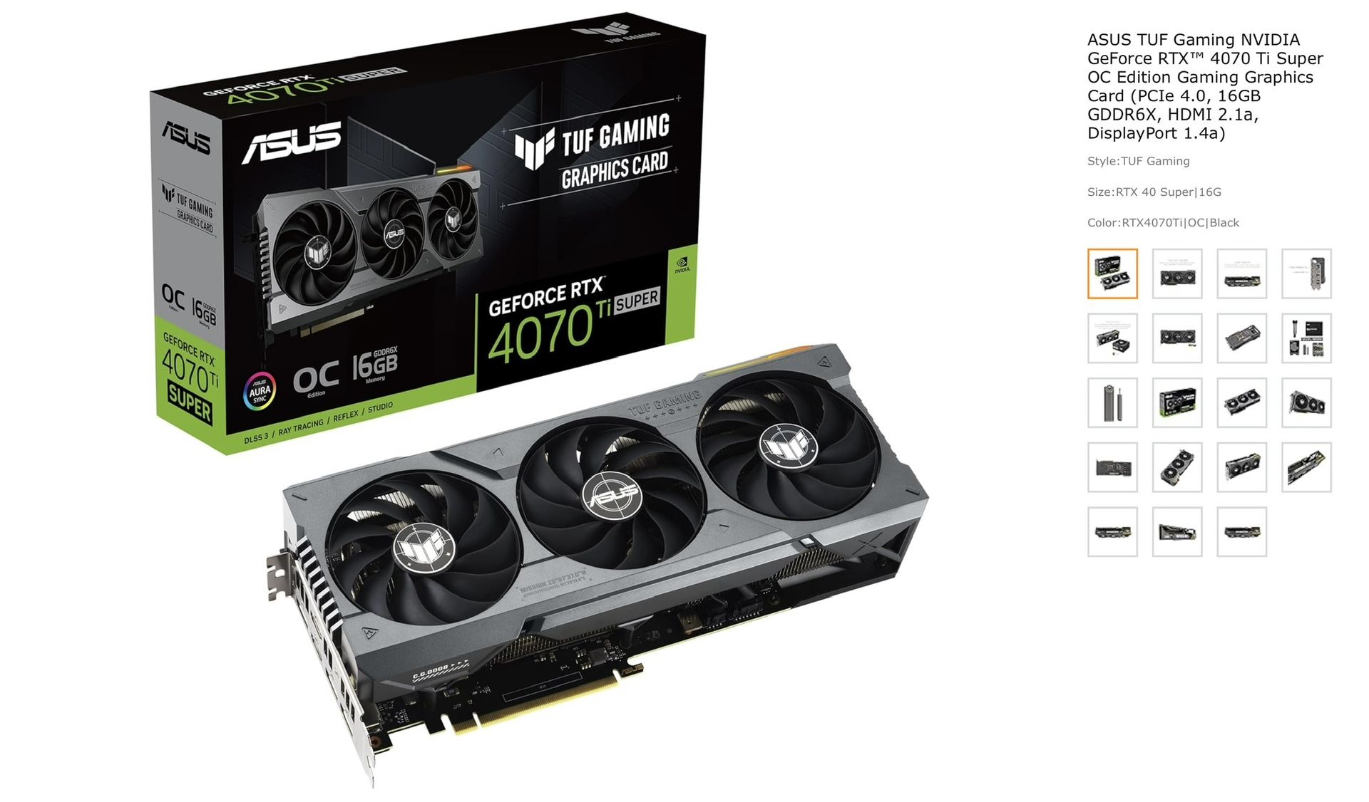 4070 Ti Super OC  16Gb Asus Nvidia GeForce RTX