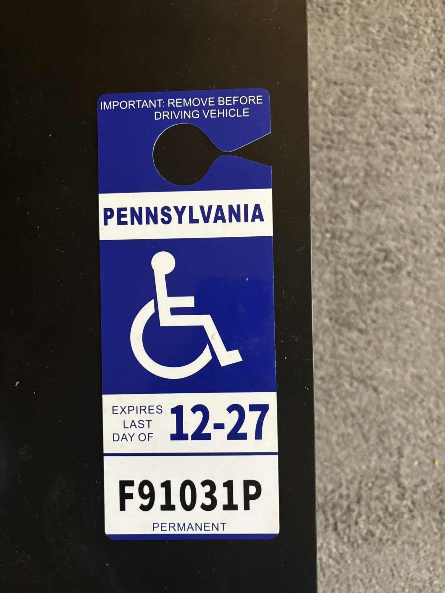 Handicap Permits