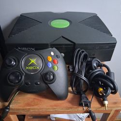 Xbox Original With Controller