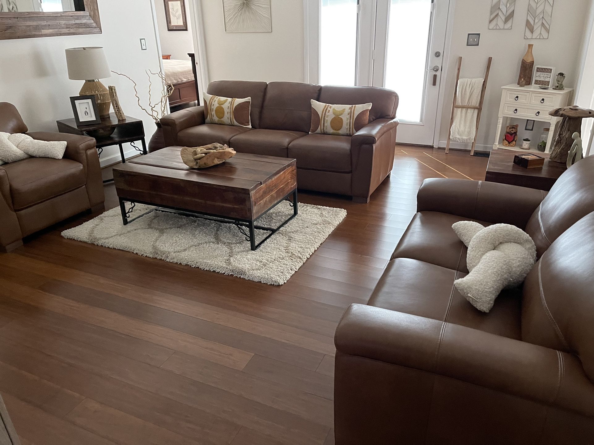 Italian leather sofa