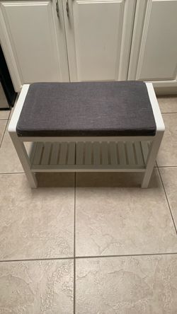 Bench shoe rack!!! VERY NICE!