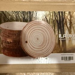 43 natural wood slices (2 1/2”)