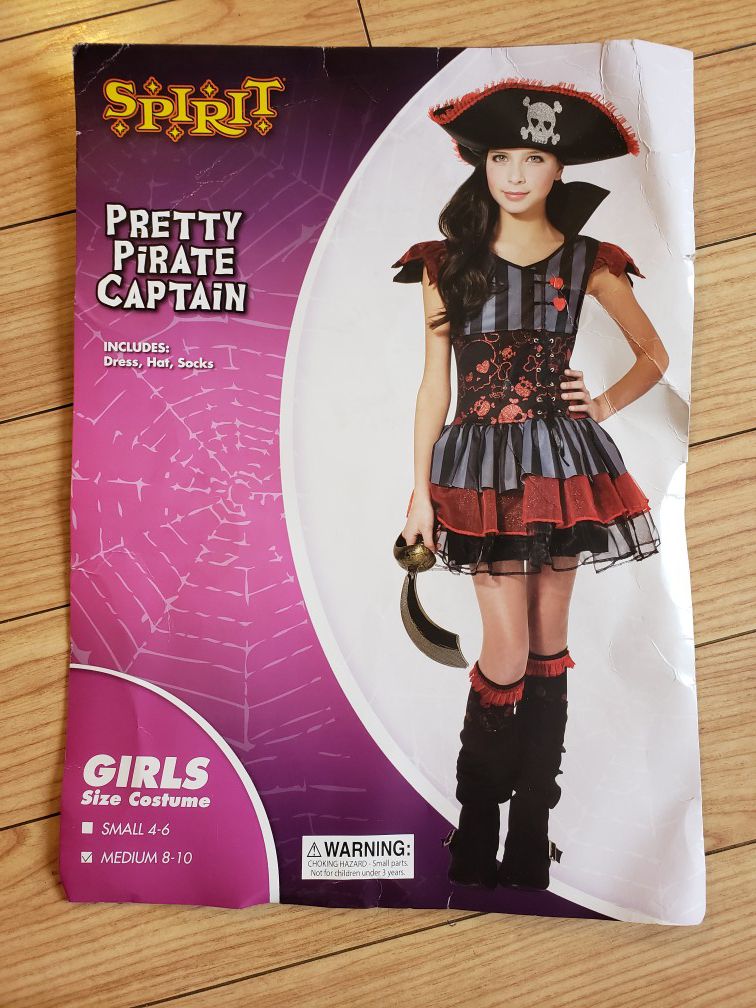 Girls Halloween Pirate Costume