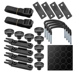 4PCS Roof Box U-Bolt Clamps