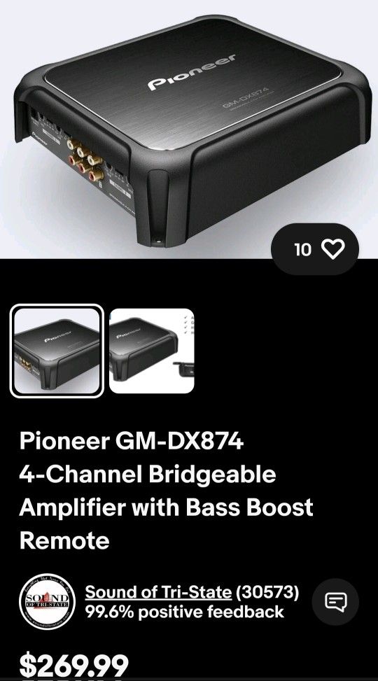 Pioneer Amp 4 Channel