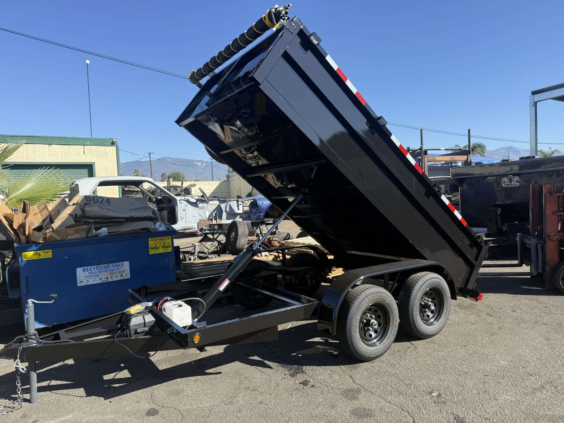 8x12x2 Dump Trailer With 6k Lb Axles