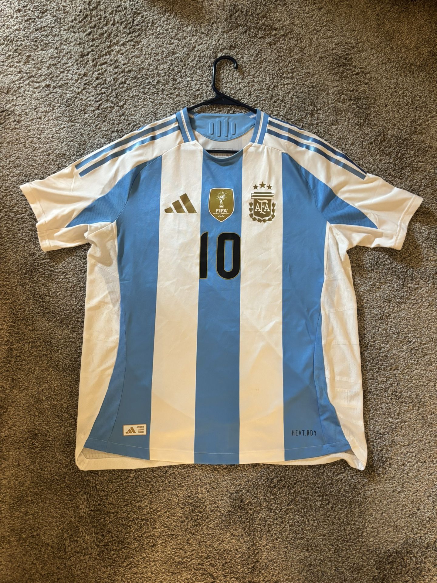 Messi Argentina Jersey Player Edition Size XL