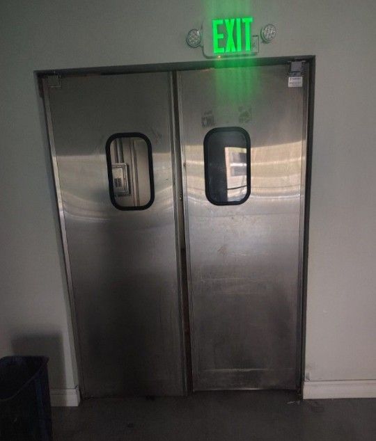 Stainless Steel Swinging Doors