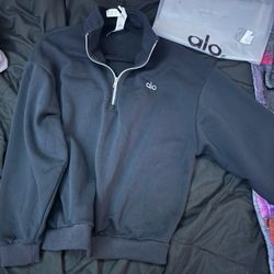 Black Alo Quarter Zip
