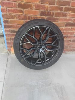 Tesla tire and wheel