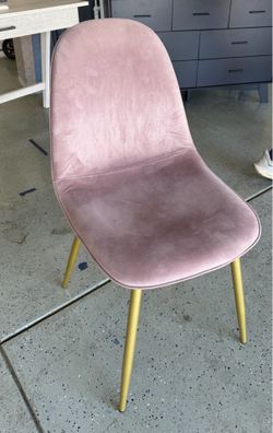Cute Pink & Gold Desk Chair – $25