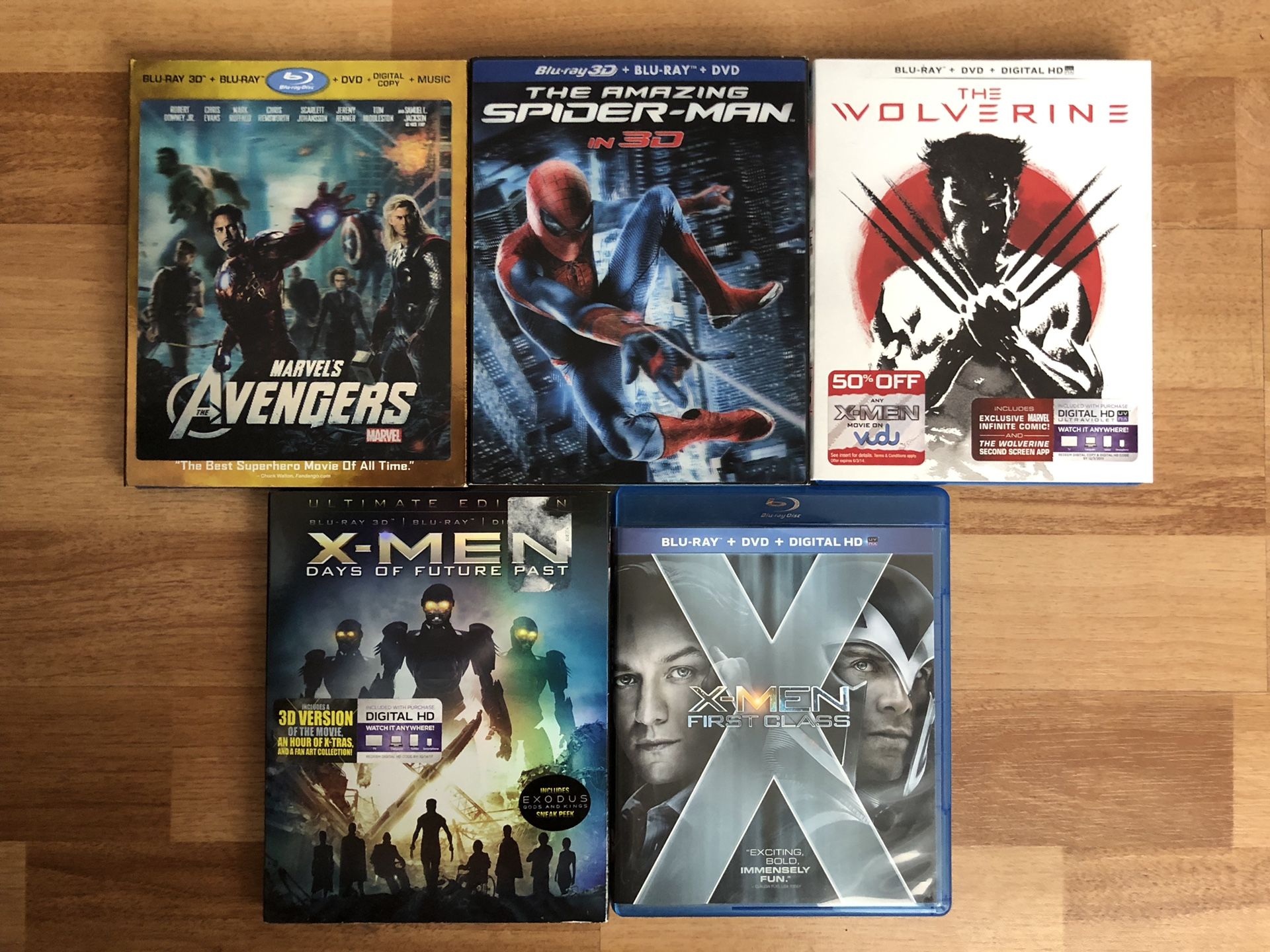Marvel Movies (Blu-ray DVD)