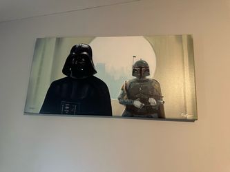 Star Wars Darth Vader & Boba Fett Canvas Print