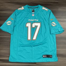 Nike Miami Dolphins Ryan Tannehill #17 On Field Stitched Aqua Jersey Men’s XL